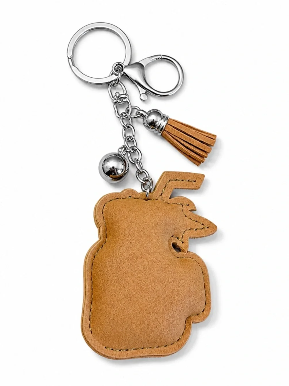 Rhinestone Mason Jar Cocktail Keyring bag backpack charm